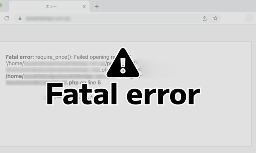 Fatal error